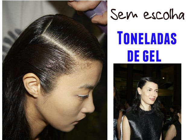 Cabelo desfile Kenzo 2014