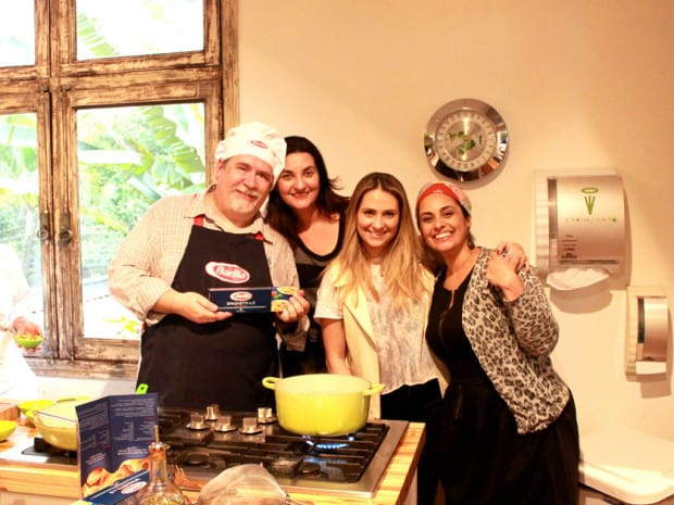 Evento Barilla, Renata Ruiz, Claudir, Liliane Ferrari e Luciana Micheletti