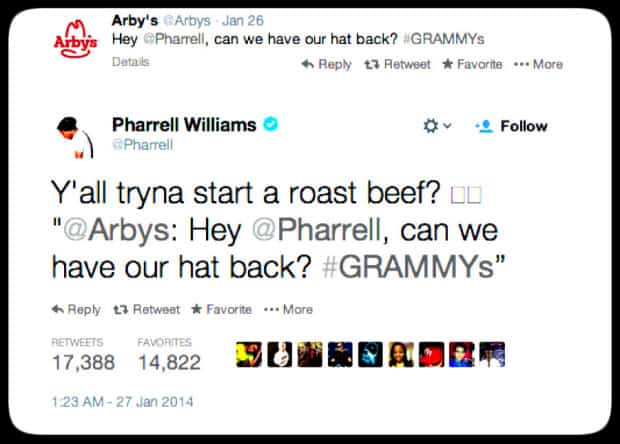 arbys - pharrel willians - DQZ