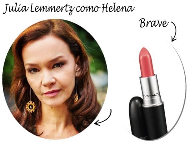 julia lemmertz como Helena - Batom Brave