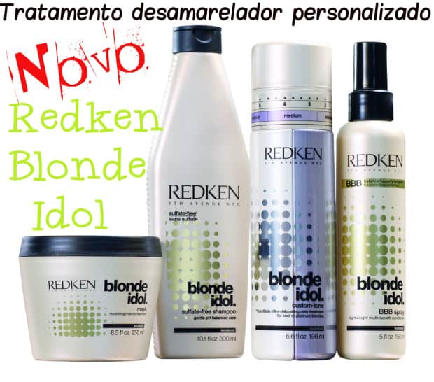 Linha completa Redken Blon Idol