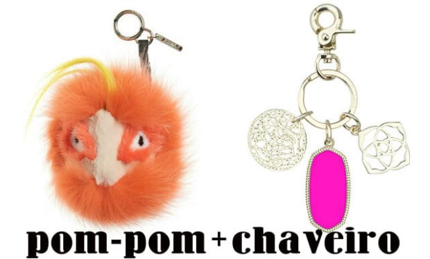 pom-pom + chaveiro 2